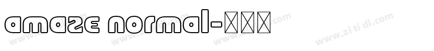 amaze normal字体转换